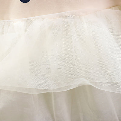 Vestido Infantil de Algodón Mesh con Manga Larga - Image 17