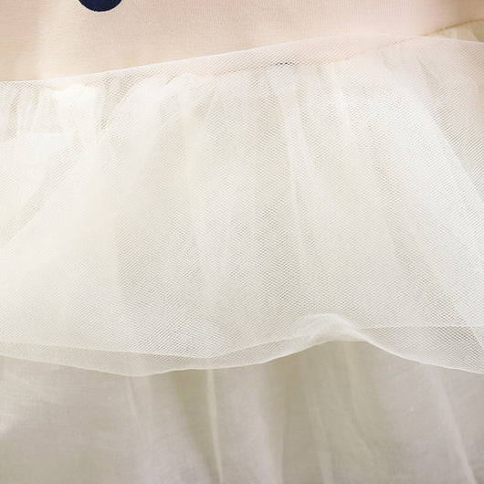 Vestido Infantil de Algodón Mesh con Manga Larga - Image 17