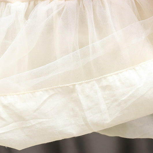 Vestido Infantil de Algodón Mesh con Manga Larga - Image 18