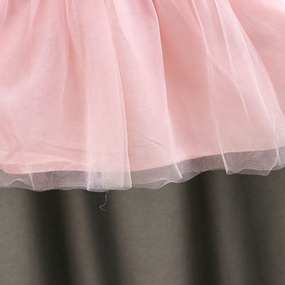 Vestido Infantil de Algodón Mesh con Manga Larga - Image 24