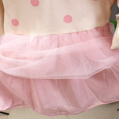 Vestido Infantil de Algodón Mesh con Manga Larga - Image 30