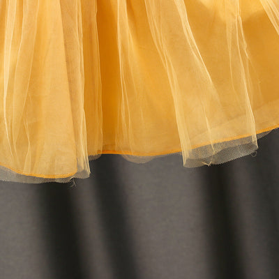 Vestido Infantil de Algodón Mesh con Manga Larga - Image 35