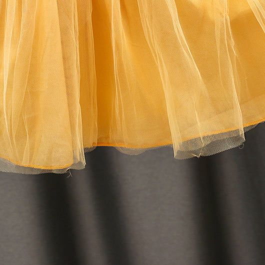 Vestido Infantil de Algodón Mesh con Manga Larga - Image 35