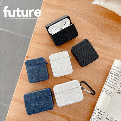 Funda de Cuero para Auriculares Bluetooth con Patrón Piel de Serpiente - Image 8