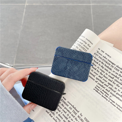 Funda de Cuero para Auriculares Bluetooth con Patrón Piel de Serpiente - Image 11