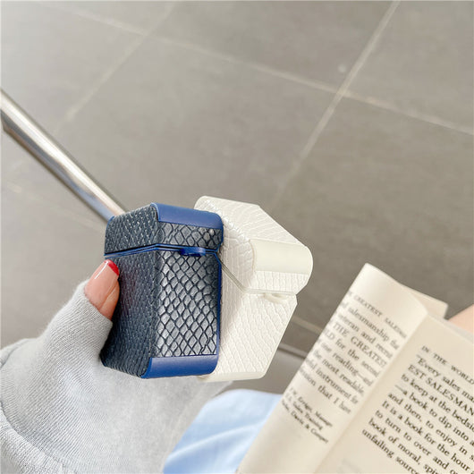 Funda de Cuero para Auriculares Bluetooth con Patrón Piel de Serpiente - Image 18
