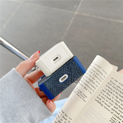 Funda de Cuero para Auriculares Bluetooth con Patrón Piel de Serpiente - Image 20