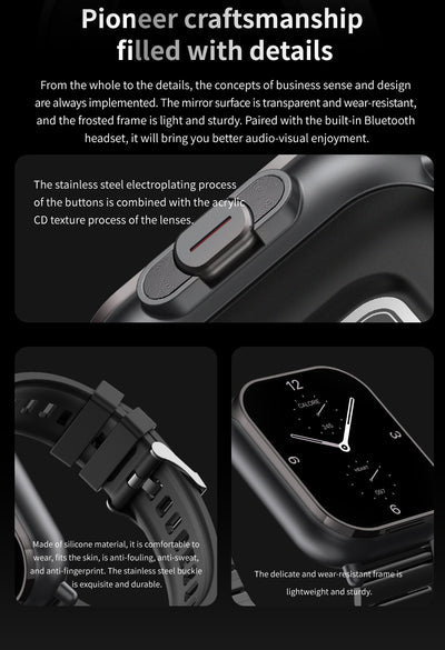 Reloj Inteligente 2 en 1 con Auriculares Bluetooth TWS y Monitor de Frecuencia Cardíaca - Image 11