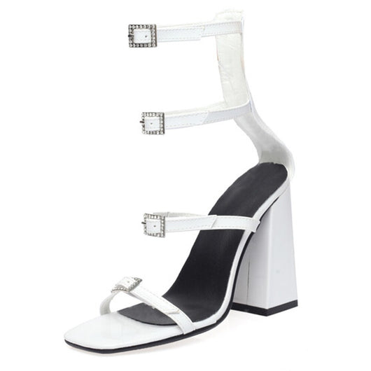 Sandalias de Tacón Alto Punta Abierta para Mujer - Image 9