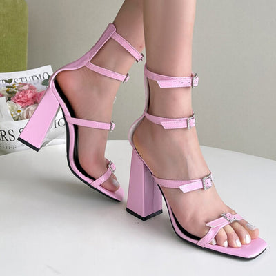 Sandalias de Tacón Alto Punta Abierta para Mujer - Image 19
