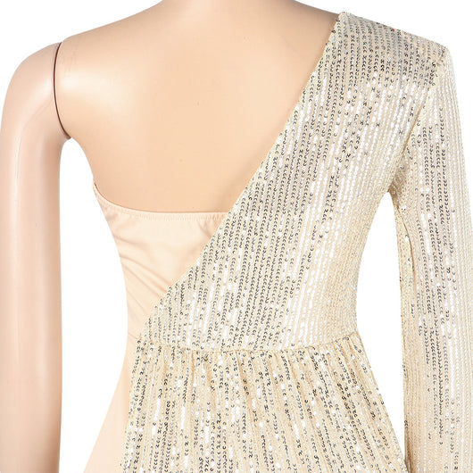 Jumpsuit Elegante Asimétrico con Lentejuelas y Transparencias - Image 26