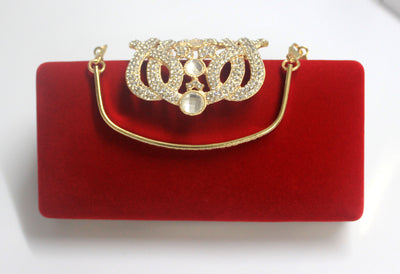 Bolso de Novia con Corona de Cristales y Gamuza - Image 14