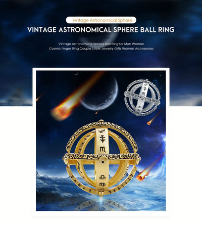 Anillo Collar Universo Giratorio - Globo Terráqueo Transformable Astronómico - Image 13