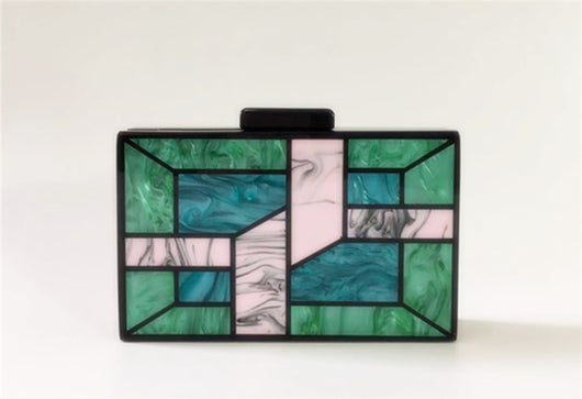 Bolso de Cena Geométrico con Costuras - Diseño Versátil para Cualquier Ocasión - Image 16