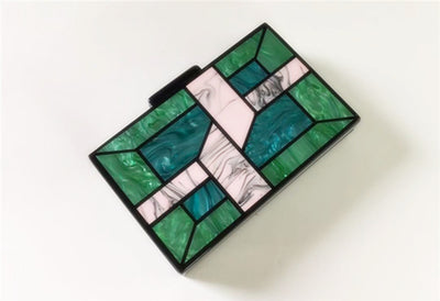 Bolso de Cena Geométrico con Costuras - Diseño Versátil para Cualquier Ocasión - Image 22