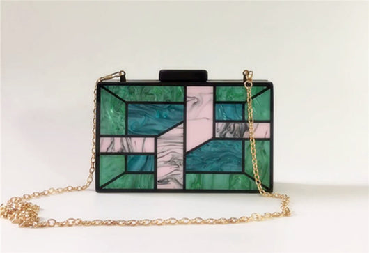 Bolso de Cena Geométrico con Costuras - Diseño Versátil para Cualquier Ocasión - Image 23
