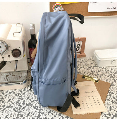 Mochila Canvas Mori Estilo Minimalista - Bolsa Escolar Versátil - Image 16