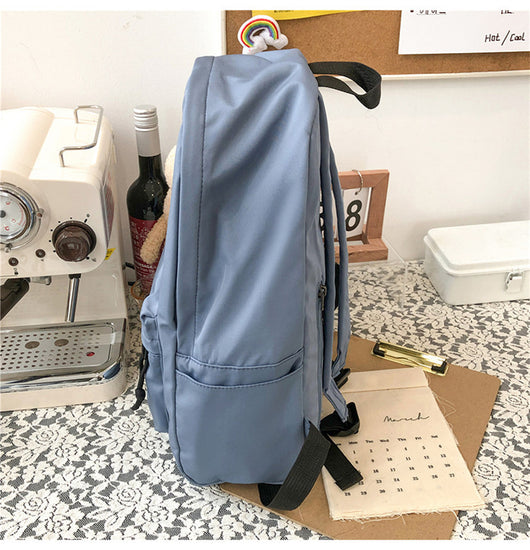 Mochila Canvas Mori Estilo Minimalista - Bolsa Escolar Versátil - Image 16