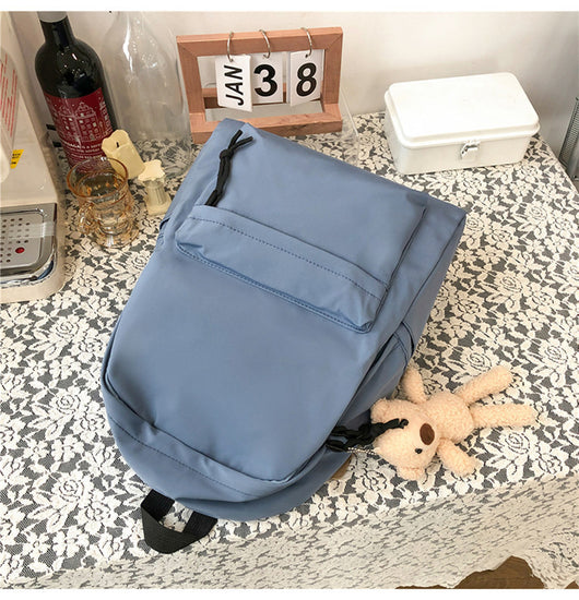 Mochila Canvas Mori Estilo Minimalista - Bolsa Escolar Versátil - Image 19