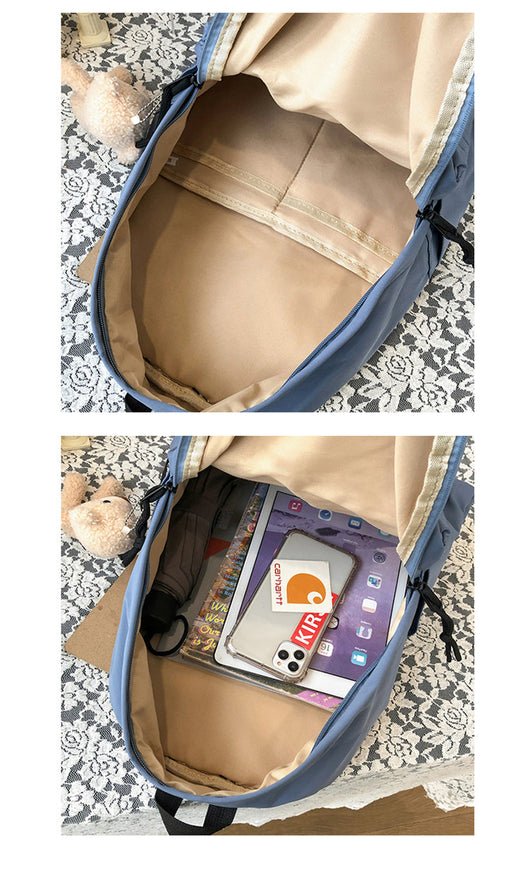 Mochila Canvas Mori Estilo Minimalista - Bolsa Escolar Versátil - Image 21