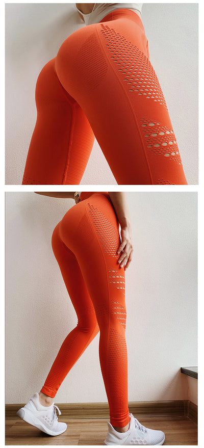 Pantalones de yoga transpirables de secado rápido y ajuste elástico - Image 17