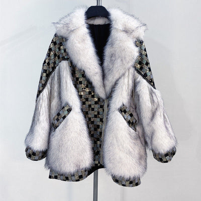 Abrigo Largo de Lana de Cordero para Mujer - Diseño Elegante y Cálido - Image 23