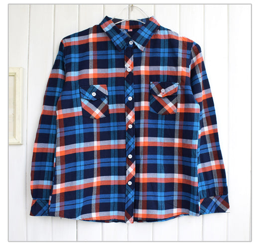 Camisa Suelta de Manga Larga para Niños Talla Grande - Image 7