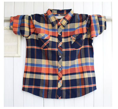 Camisa Suelta de Manga Larga para Niños Talla Grande - Image 8