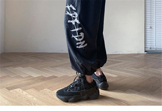 Pantalones Hombre Sueltos Tendencia Otoño Piernas Anchas Nueve Puntos - Image 12