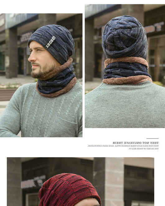 Juego de Cuello y Gorro de Punto en Terciopelo - Image 18