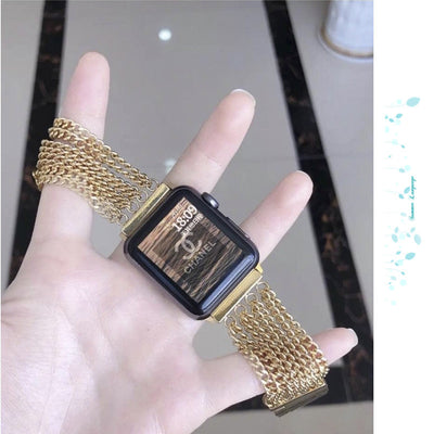Reloj de Aleación con Cadenas Múltiples y Borlas - Image 9