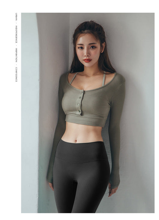 Playera Deportiva de Manga Larga para Mujer - Yoga y Running - Image 13