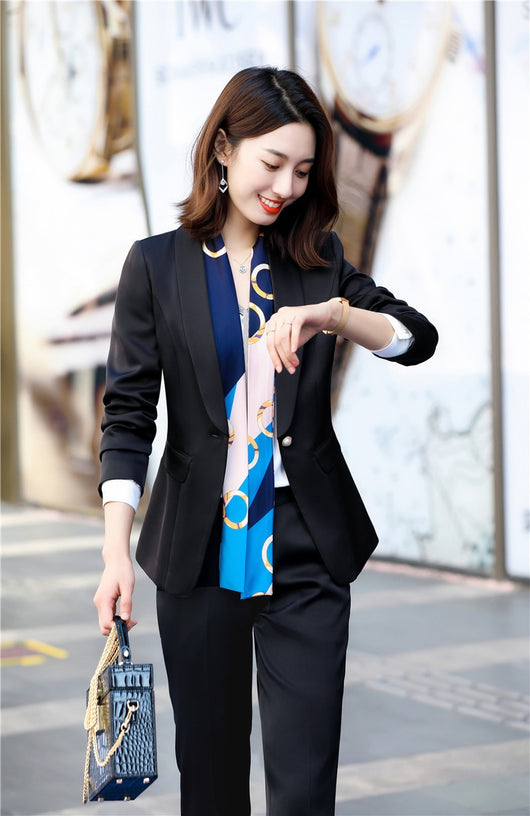 Traje Ejecutivo Femenino Dos Piezas - Elegancia Profesional - Image 13