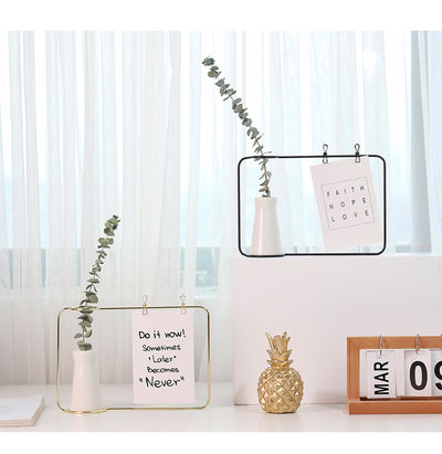 Soporte Moderno para Fotos y Postales con Pinzas - Decoración del Hogar - Image 7