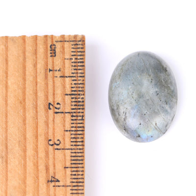 Cabujón de Labradorita Gema para Anillo con Base Plana - Image 3