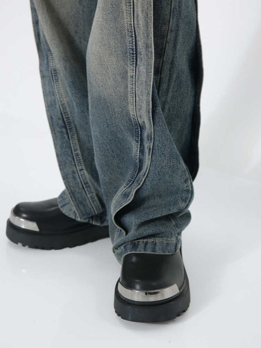 Jeans Rectos Cintura Media Inspirados en Diseño - Image 3