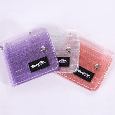 Billetera Transparente de PVC con Cierre de Cuello - Plegable para Documentos - Image 15