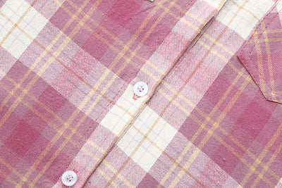 Camisa de Cuadros Manga Larga Estilo Básico - Image 19