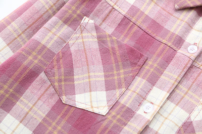 Camisa de Cuadros Manga Larga Estilo Básico - Image 20