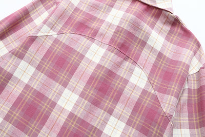 Camisa de Cuadros Manga Larga Estilo Básico - Image 26
