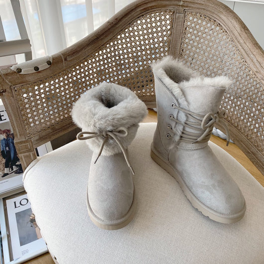 Botas de Nieve Impermeables Aisladas para Mujer - Image 22