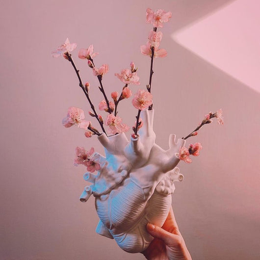 Florero Decorativo en Forma de Corazón, Estilo Nórdico, Escultura de Cerámica para el Hogar - Image 21