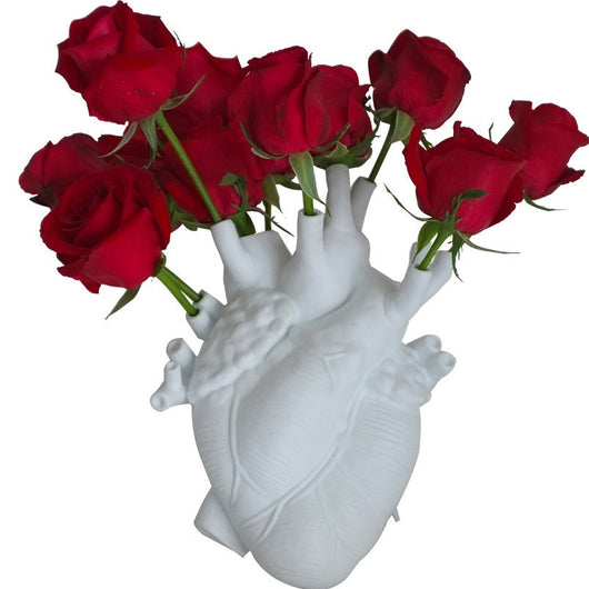 Florero Decorativo en Forma de Corazón, Estilo Nórdico, Escultura de Cerámica para el Hogar - Image 22