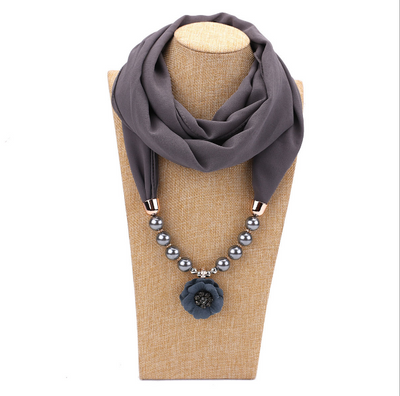 Collar Pañuelo de Gasa de Perlas - Image 16