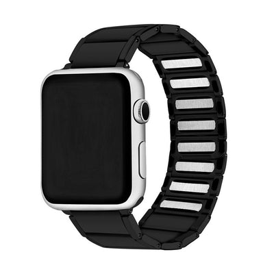 Reloj de Acero Inoxidable con Correa Magnética de Bambú - Image 9