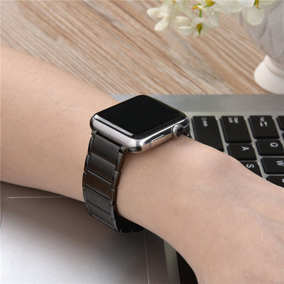 Reloj de Acero Inoxidable con Correa Magnética de Bambú - Image 11