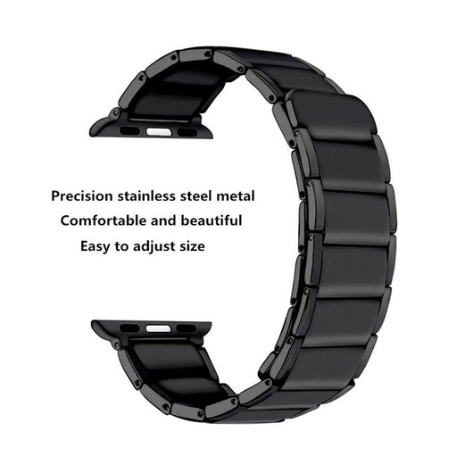 Reloj de Acero Inoxidable con Correa Magnética de Bambú - Image 14