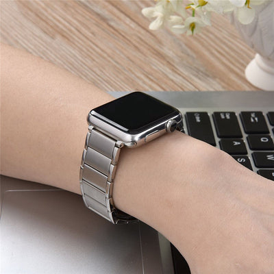 Reloj de Acero Inoxidable con Correa Magnética de Bambú - Image 23