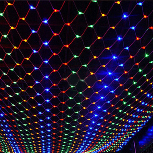 Luces LED Navideñas de Red Impermeable para Exterior - Decoración Festiva Estrellas