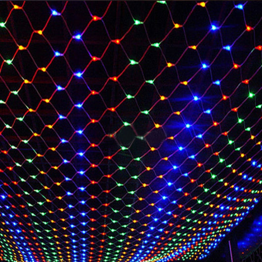 Luces LED Navideñas de Red Impermeable para Exterior - Decoración Festiva Estrellas
